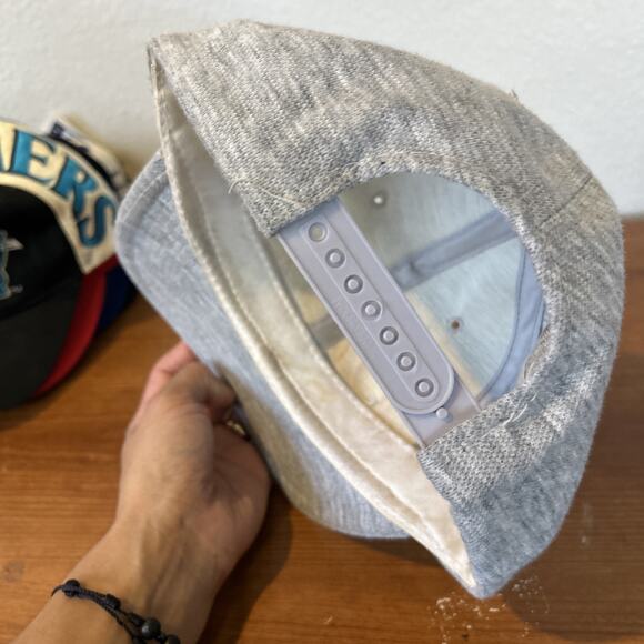 Rare Vintage Houston Oilers Double Line Script Heather Grey - Picture 7 of 7